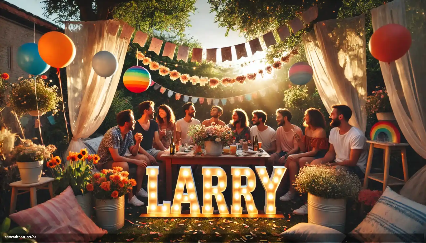 Fejring af navnedag og navn - Larry