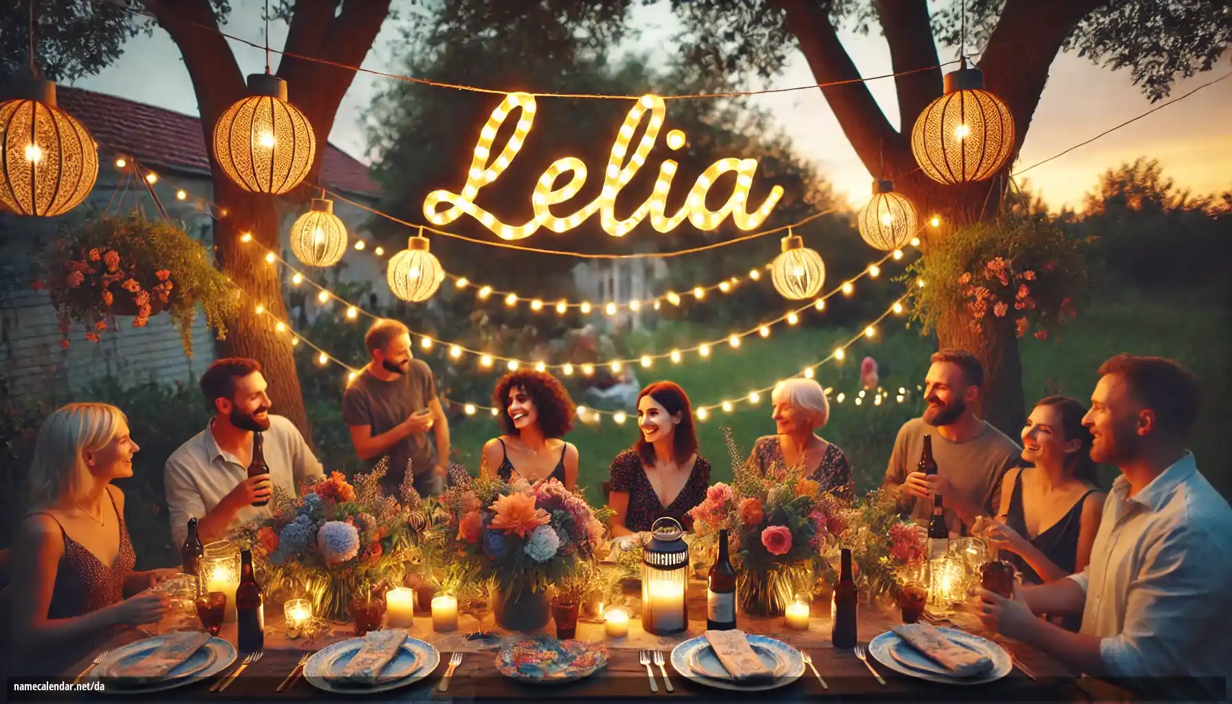 Fejring af navnedag og navn - Lelia