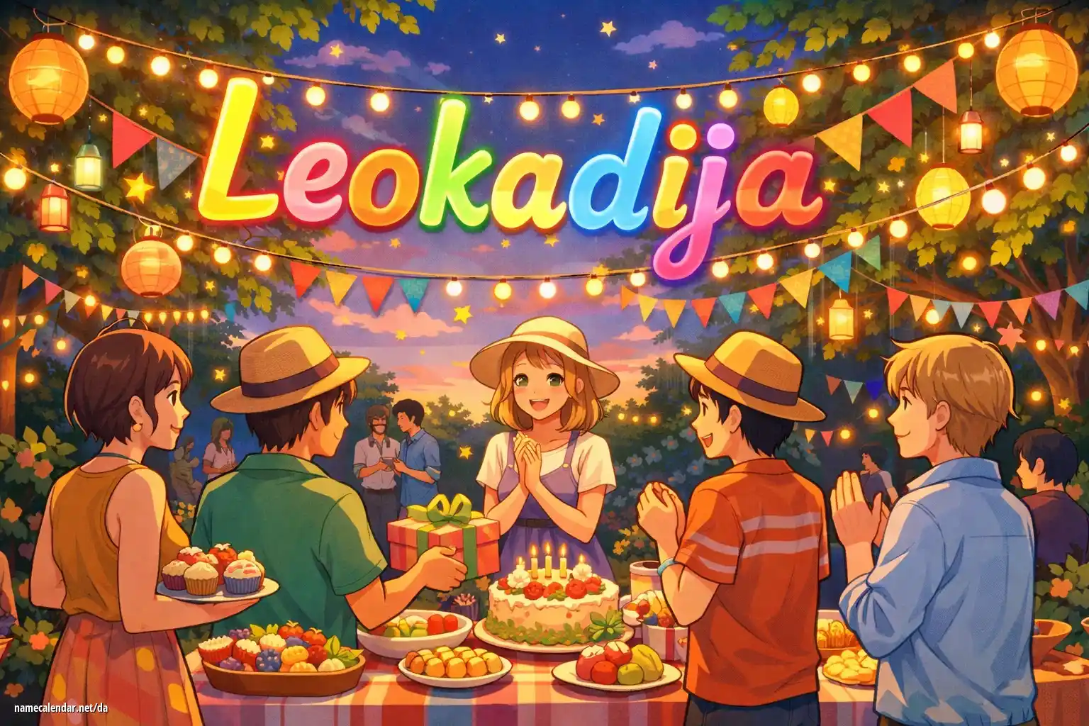 Fejring af navnedag og navn - Leokadija
