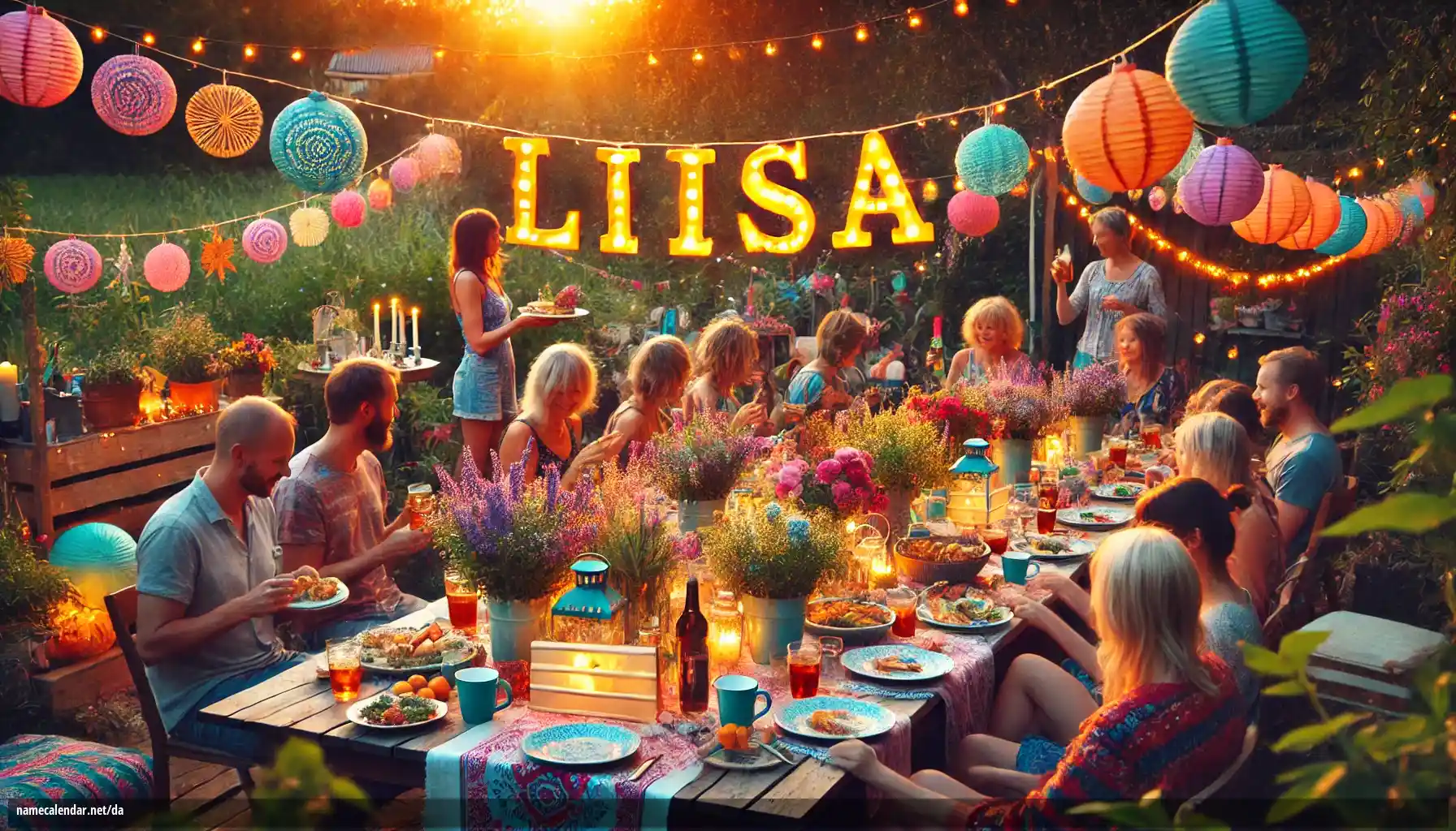 Fejring af navnedag og navn - Liisa