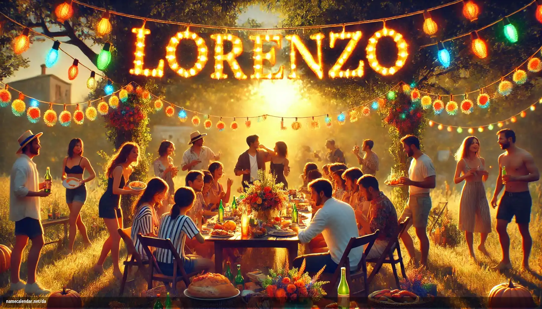 Fejring af navnedag og navn - Lorenzo