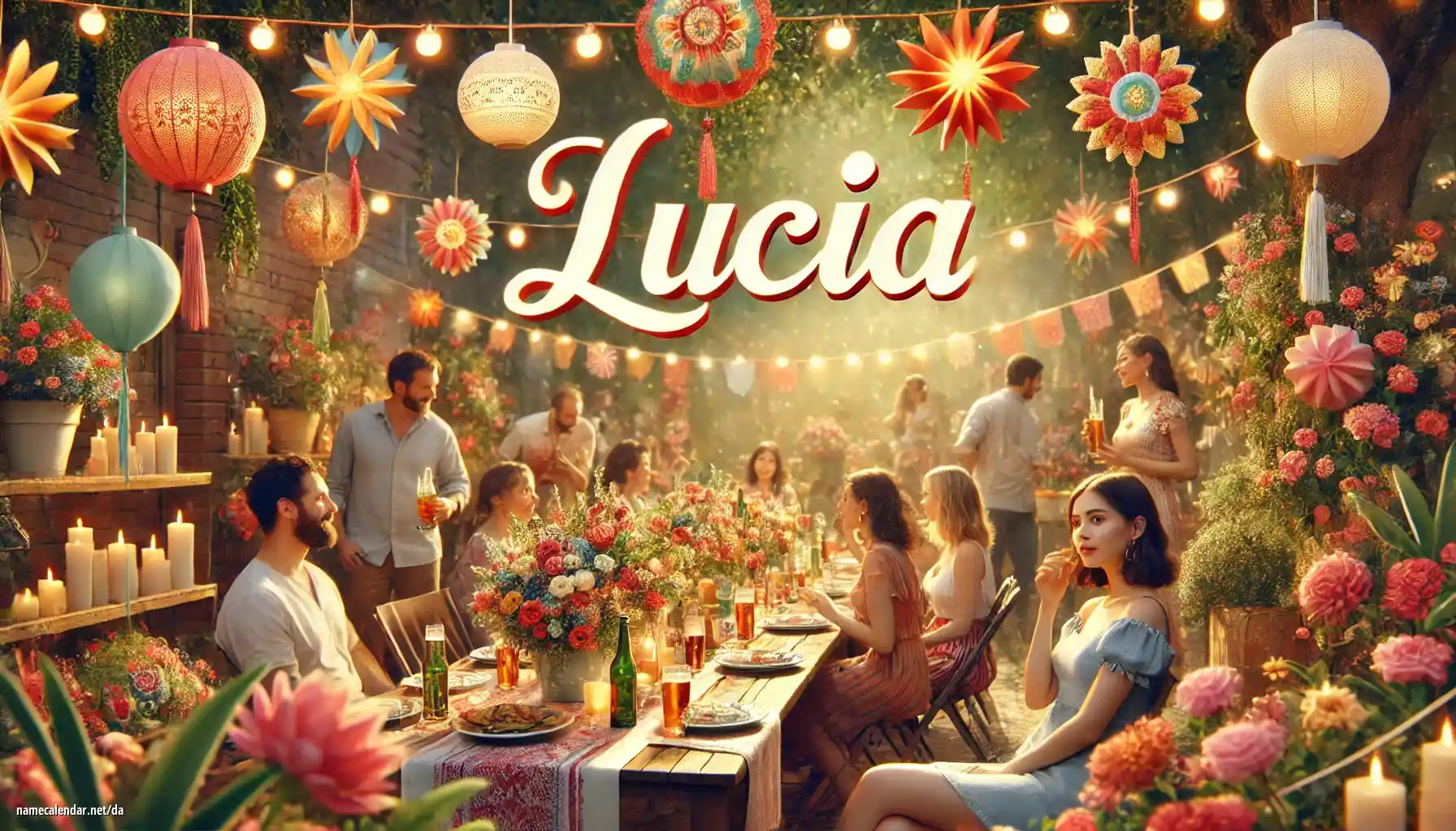 Fejring af navnedag og navn - Lucia