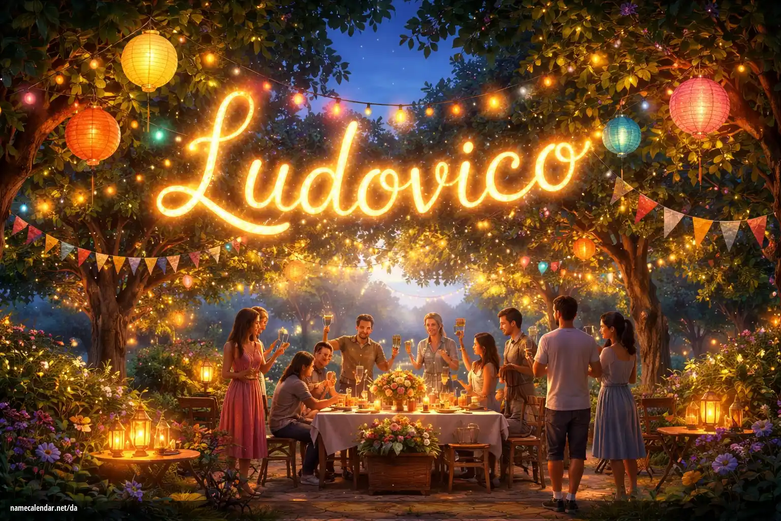 Fejring af navnedag og navn - Ludovico