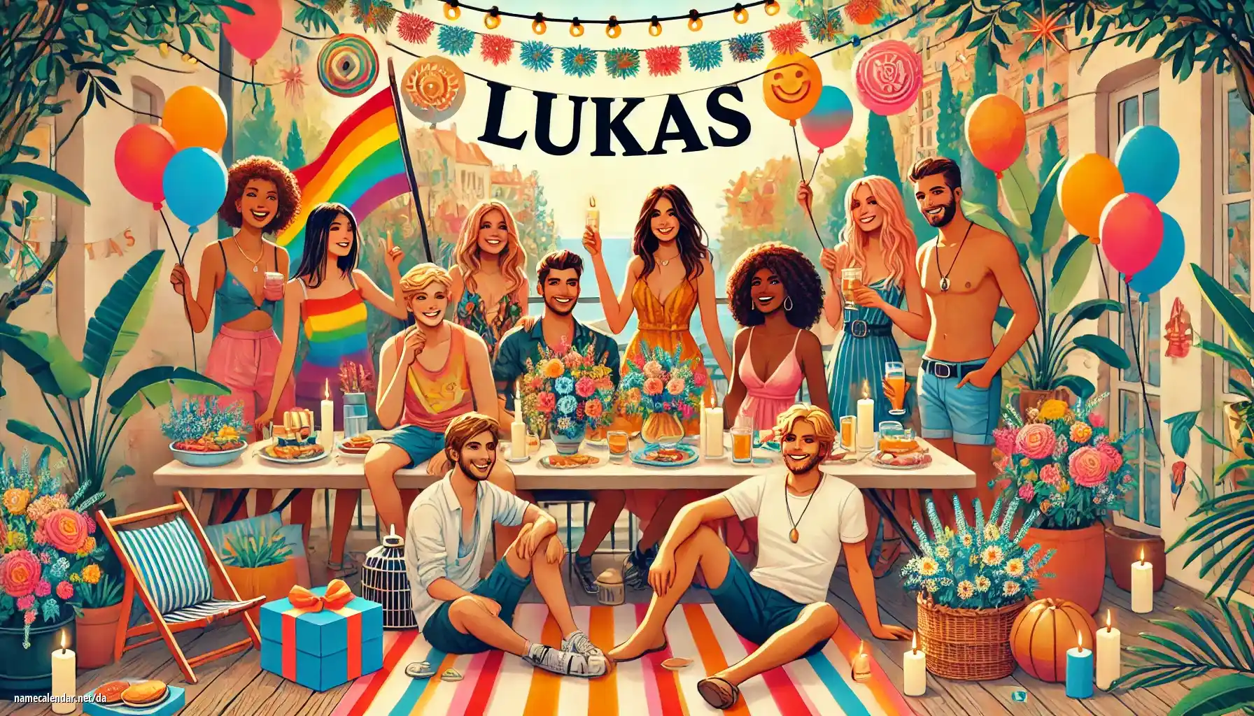 Fejring af navnedag og navn - Lukas