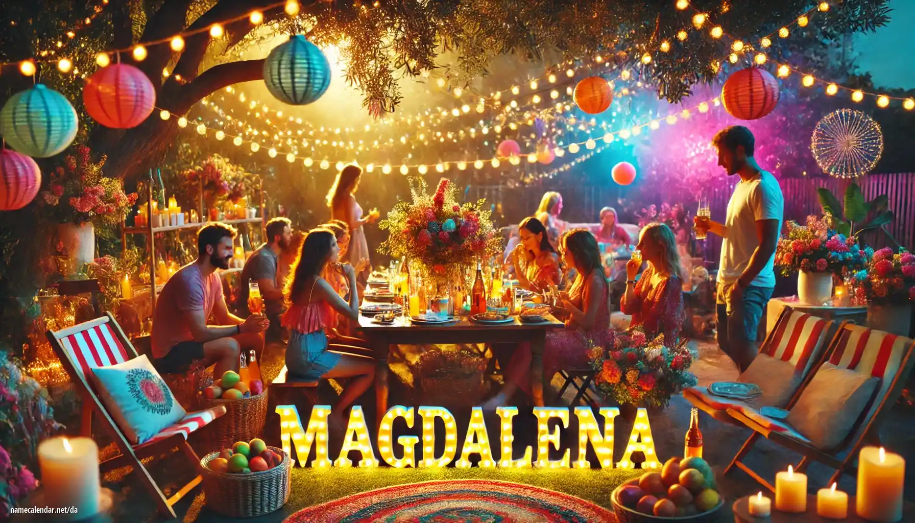 Fejring af navnedag og navn - Magdalena