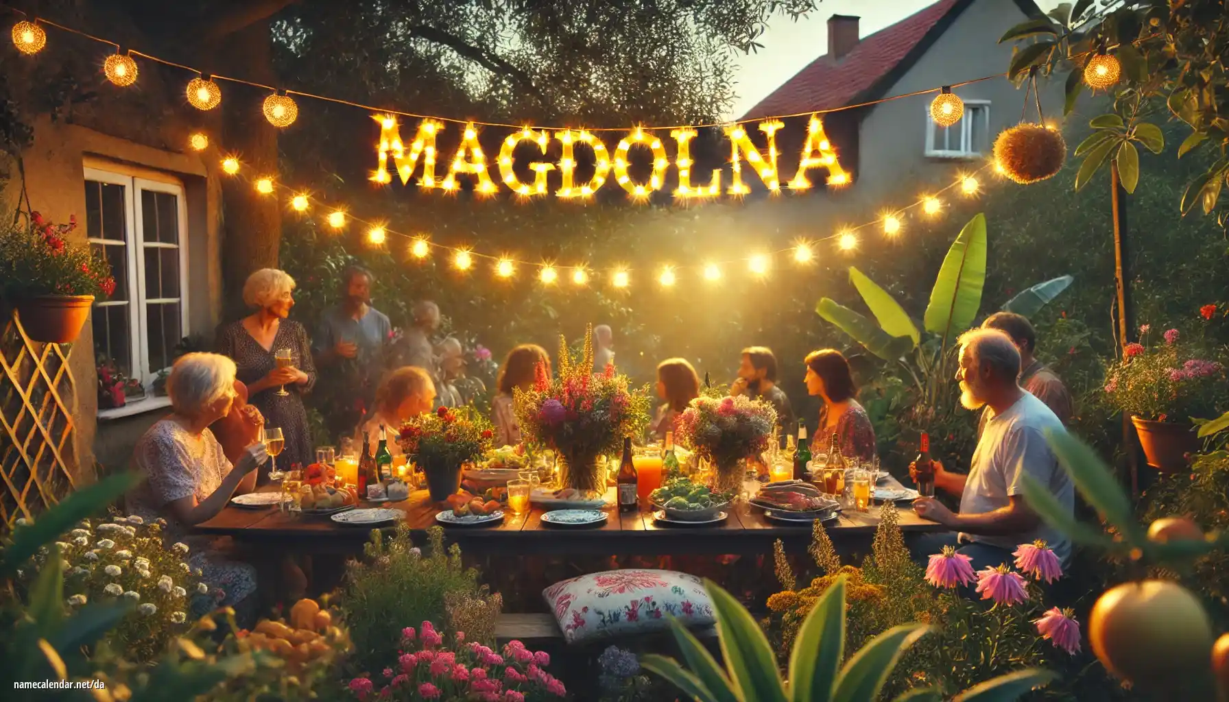 Fejring af navnedag og navn - Magdolna