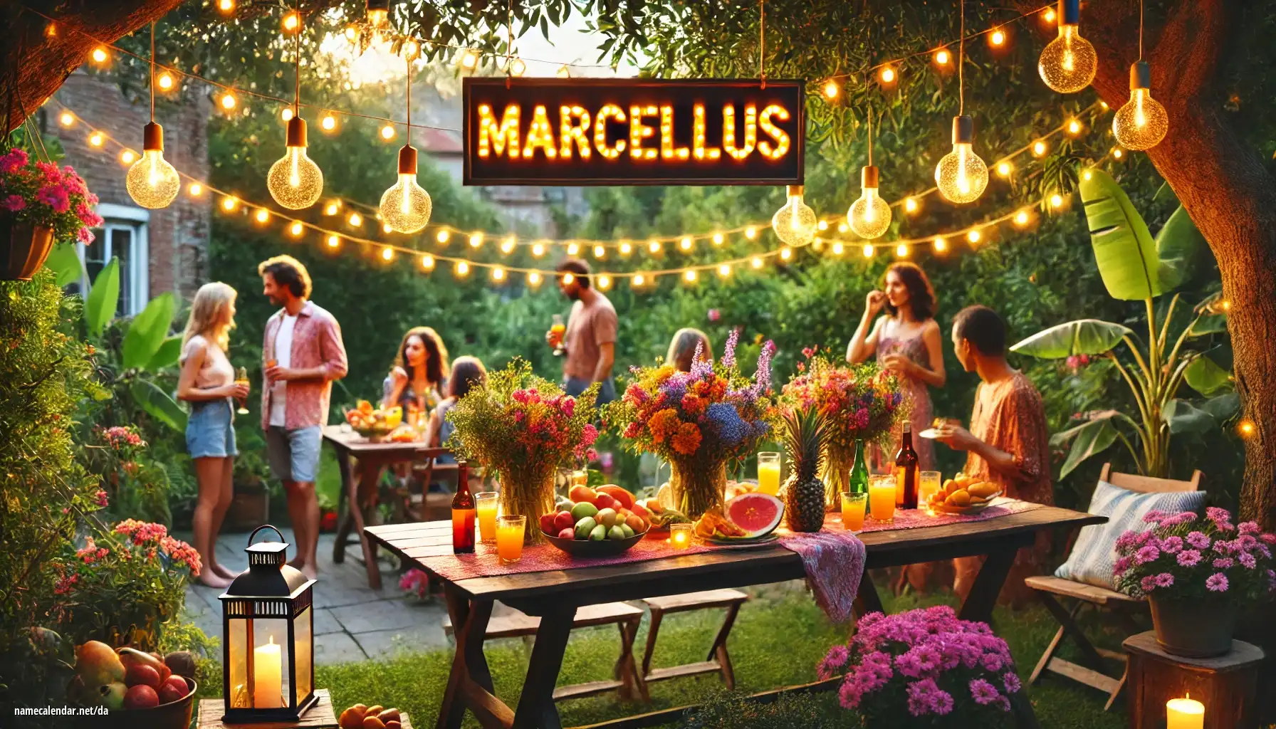 Fejring af navnedag og navn - Marcellus