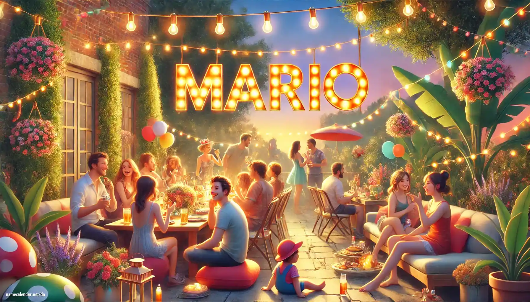 Fejring af navnedag og navn - Mario