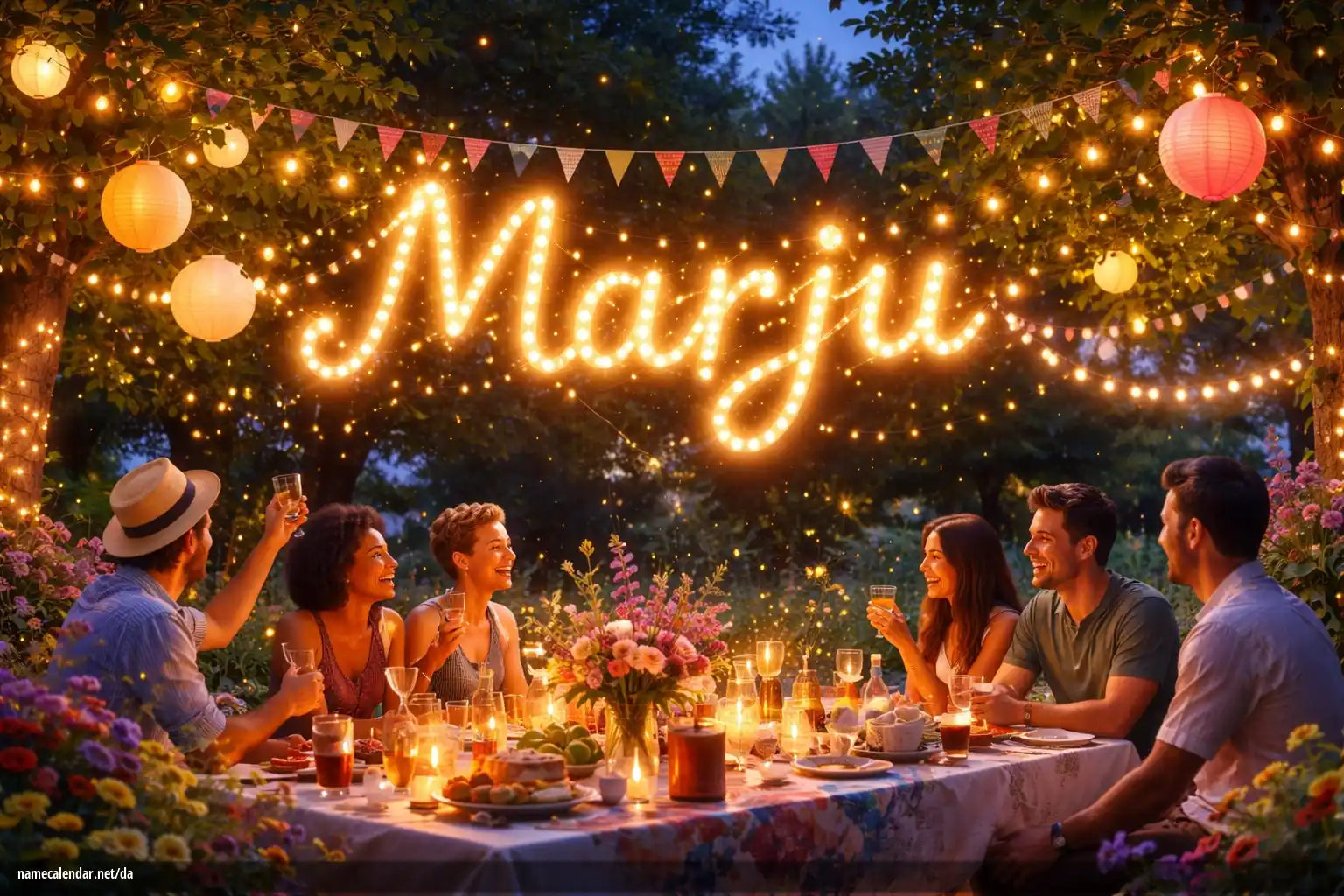 Fejring af navnedag og navn - Marju