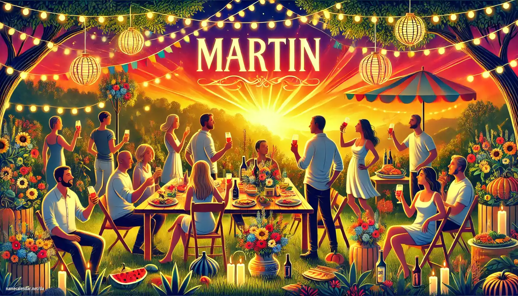 Fejring af navnedag og navn - Martin