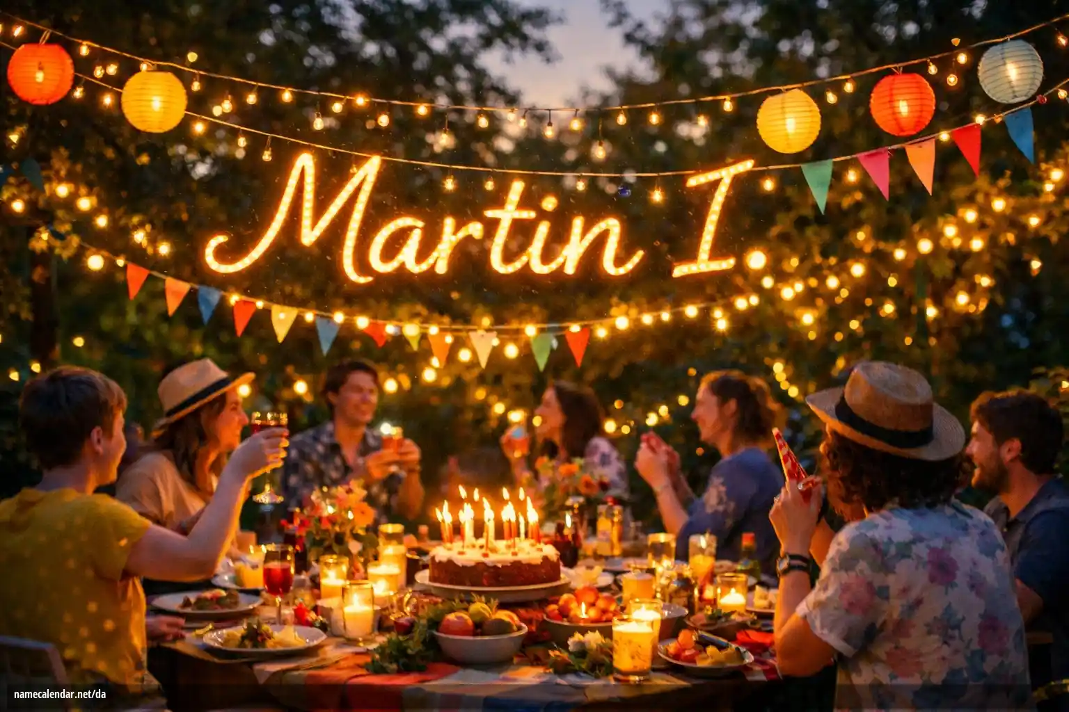 Fejring af navnedag og navn - Martin I.