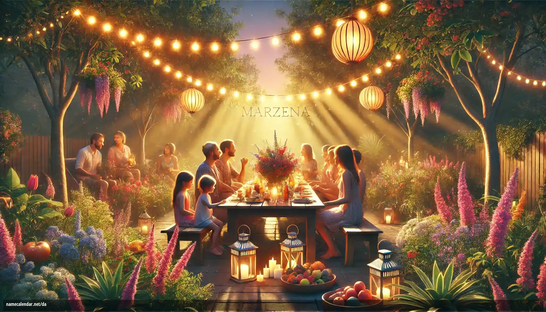 Fejring af navnedag og navn - Marzena