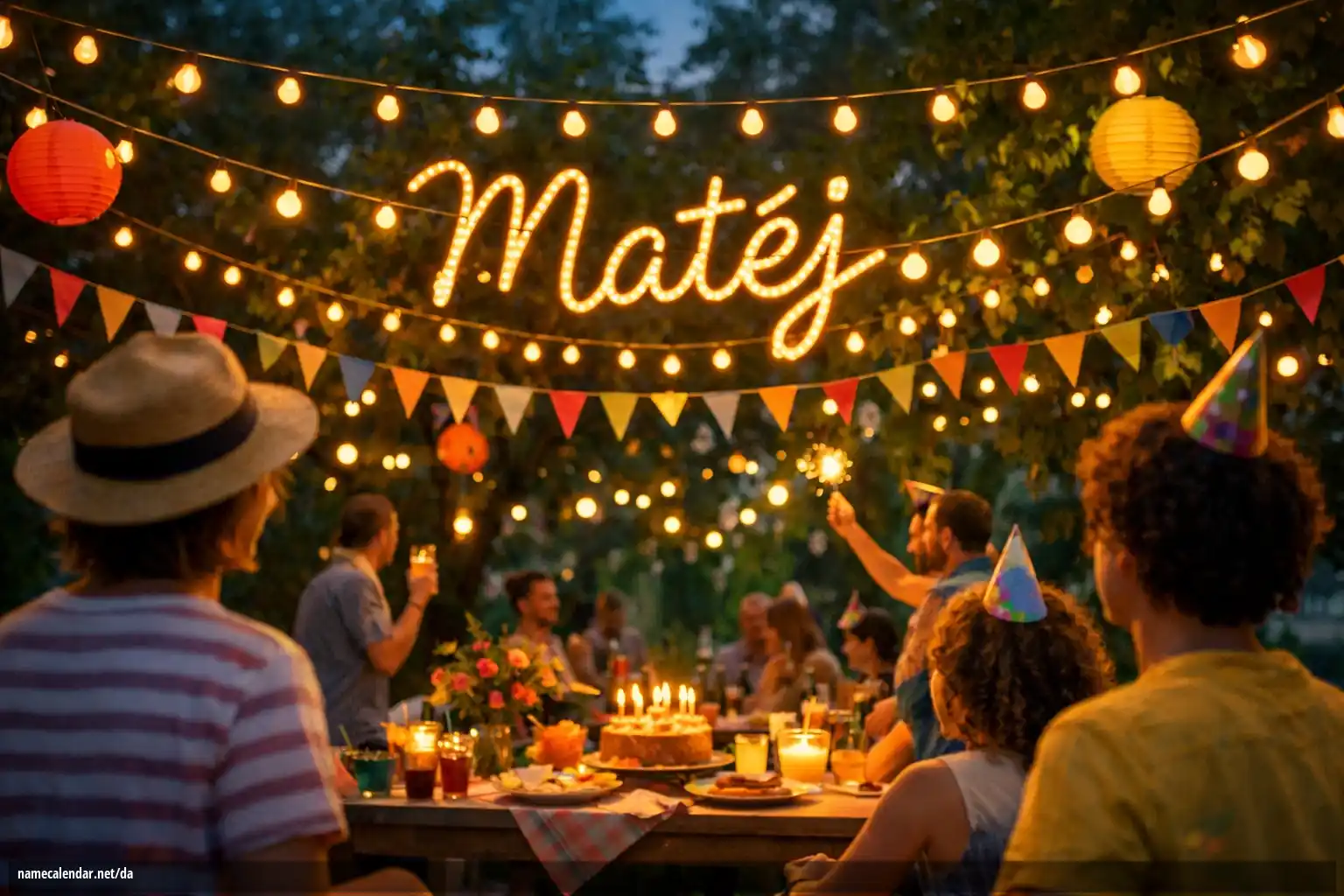 Fejring af navnedag og navn - Matěj