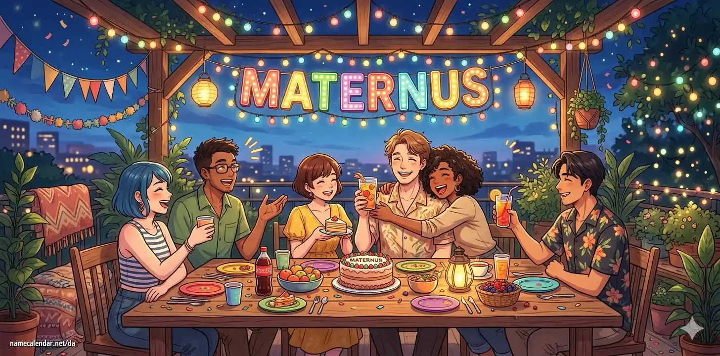 Fejring af navnedag og navn - Maternus