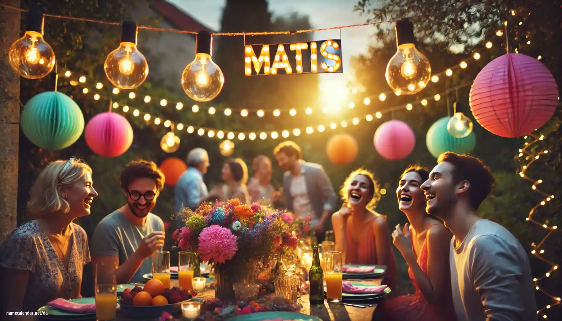 Fejring af navnedag og navn - Matis