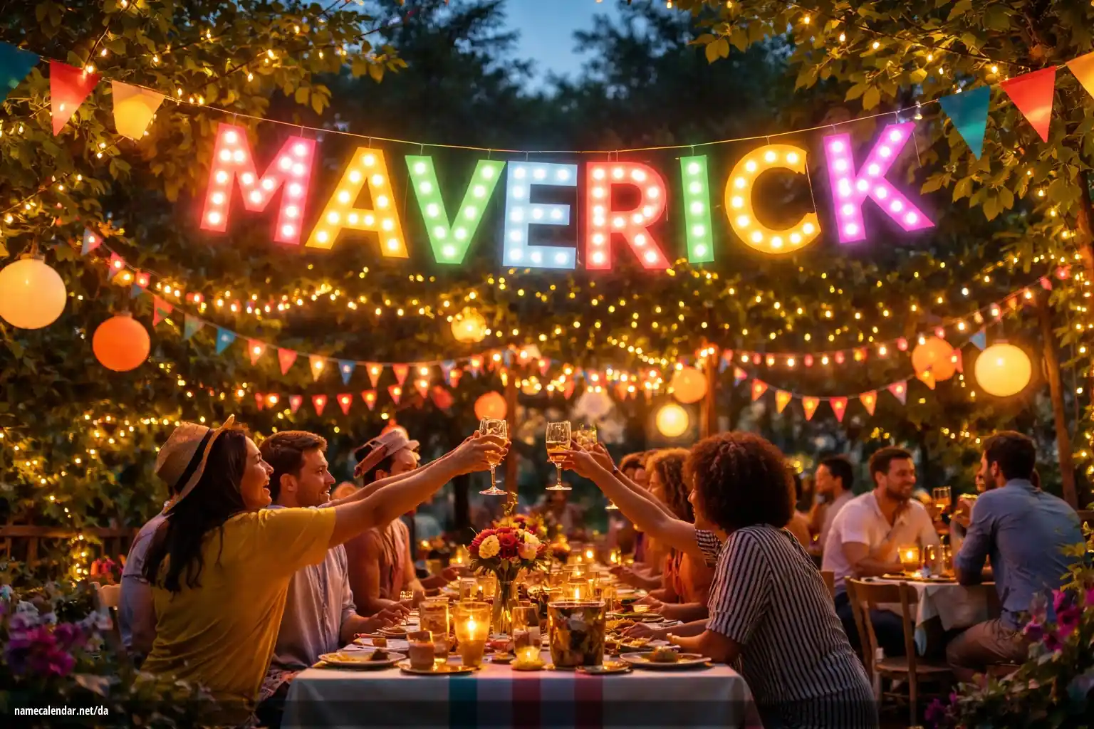 Fejring af navnedag og navn - Maverick