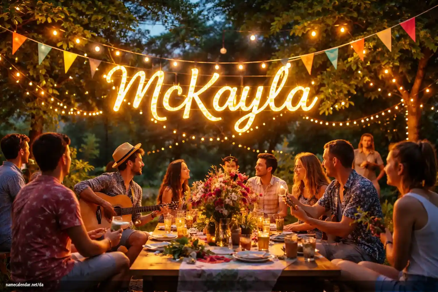 Fejring af navnedag og navn - Mckayla