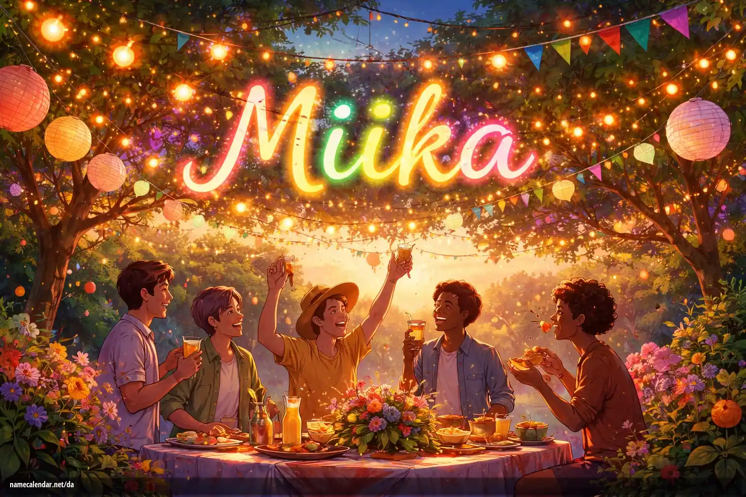 Fejring af navnedag og navn - Miika