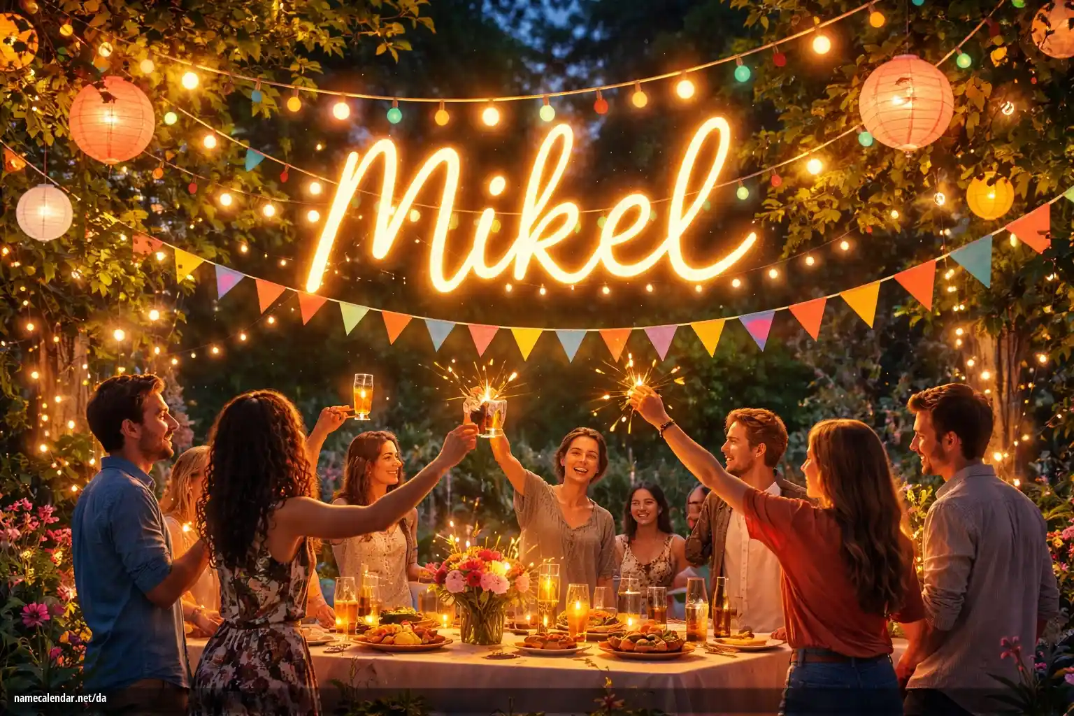 Fejring af navnedag og navn - Mikel