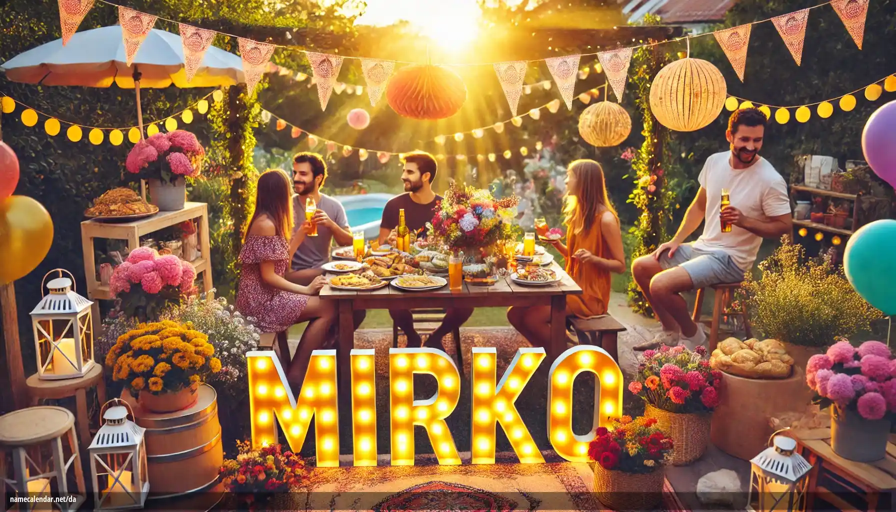 Fejring af navnedag og navn - Mirko