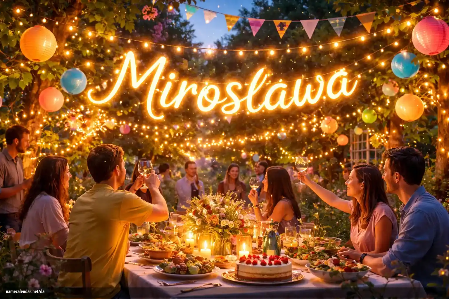 Fejring af navnedag og navn - Mirosława