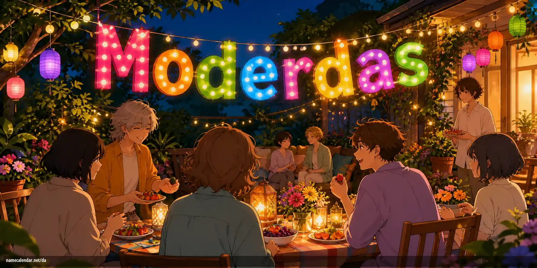 Fejring af navnedag og navn - Moderdas
