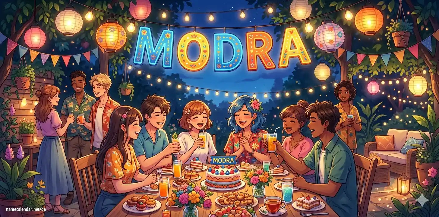 Fejring af navnedag og navn - Modra