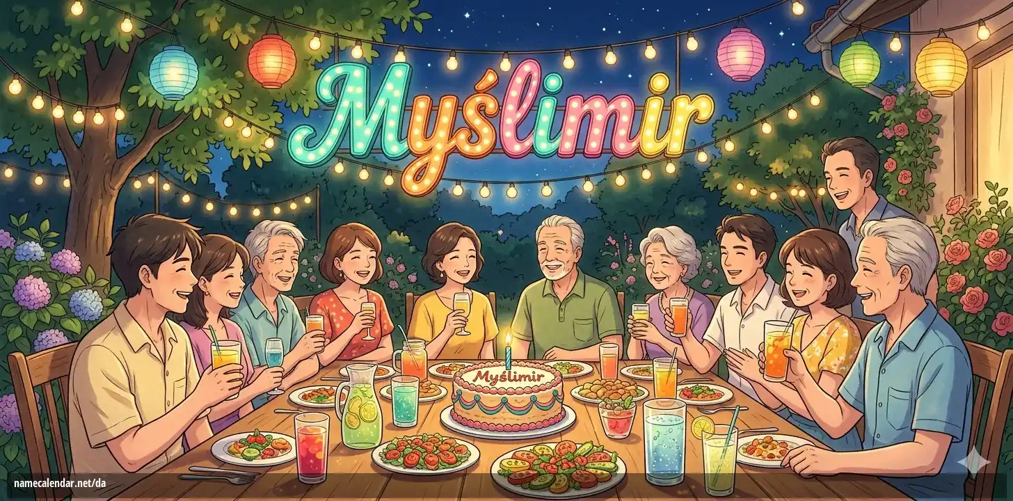 Fejring af navnedag og navn - Myślimir