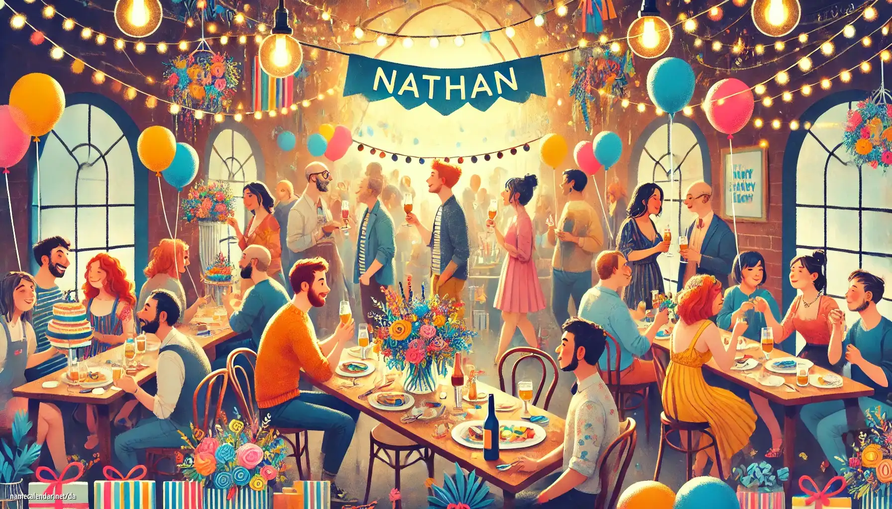 Fejring af navnedag og navn - Nathan