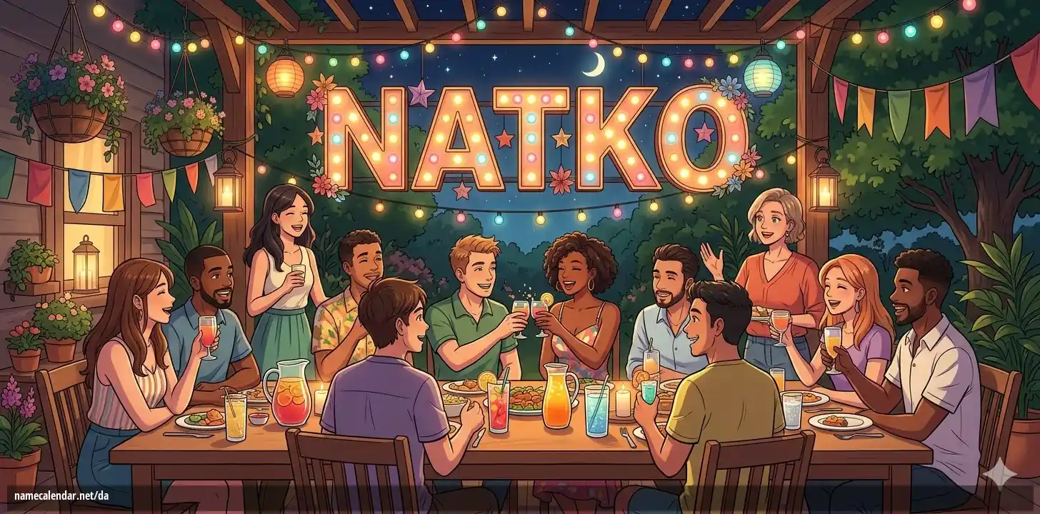 Fejring af navnedag og navn - Natko