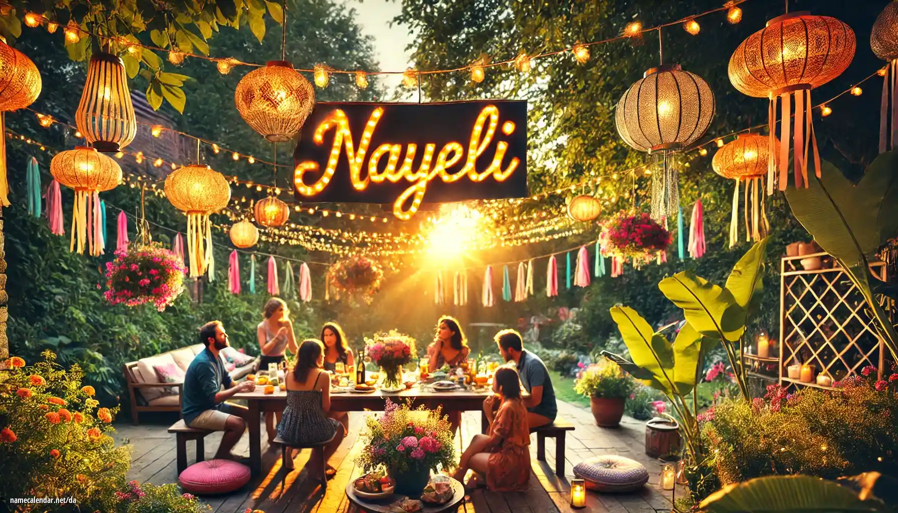 Fejring af navnedag og navn - Nayeli