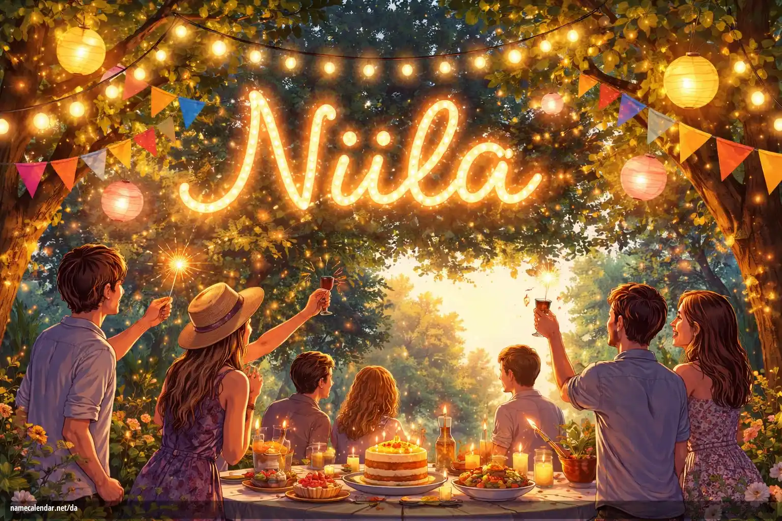 Fejring af navnedag og navn - Niila