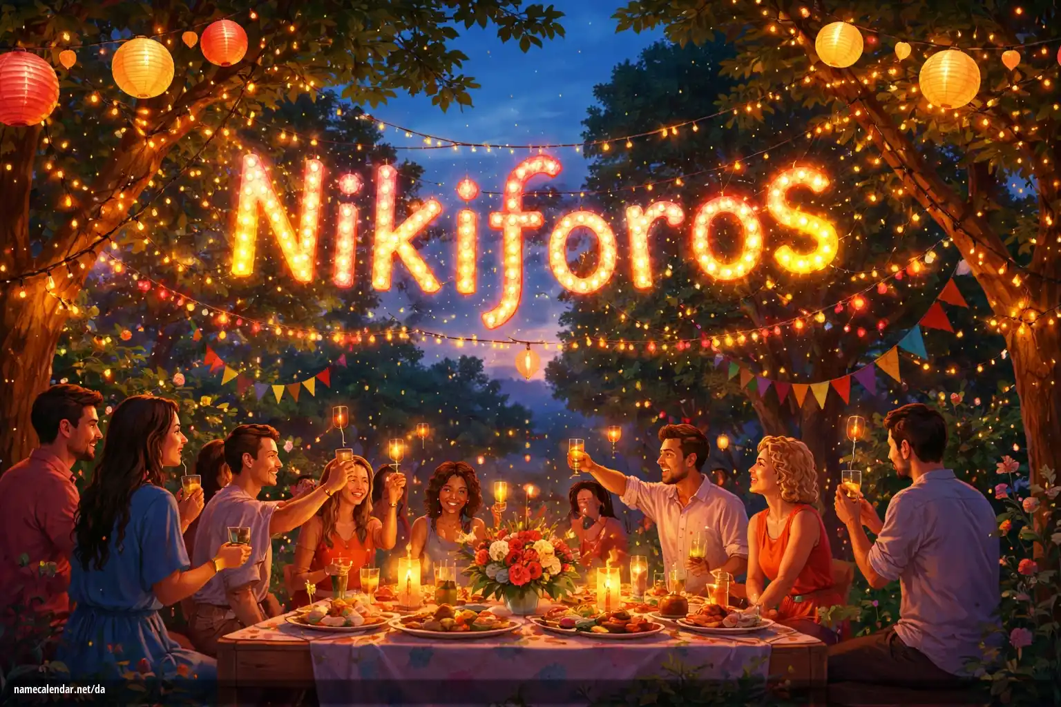 Fejring af navnedag og navn - Nikiforos