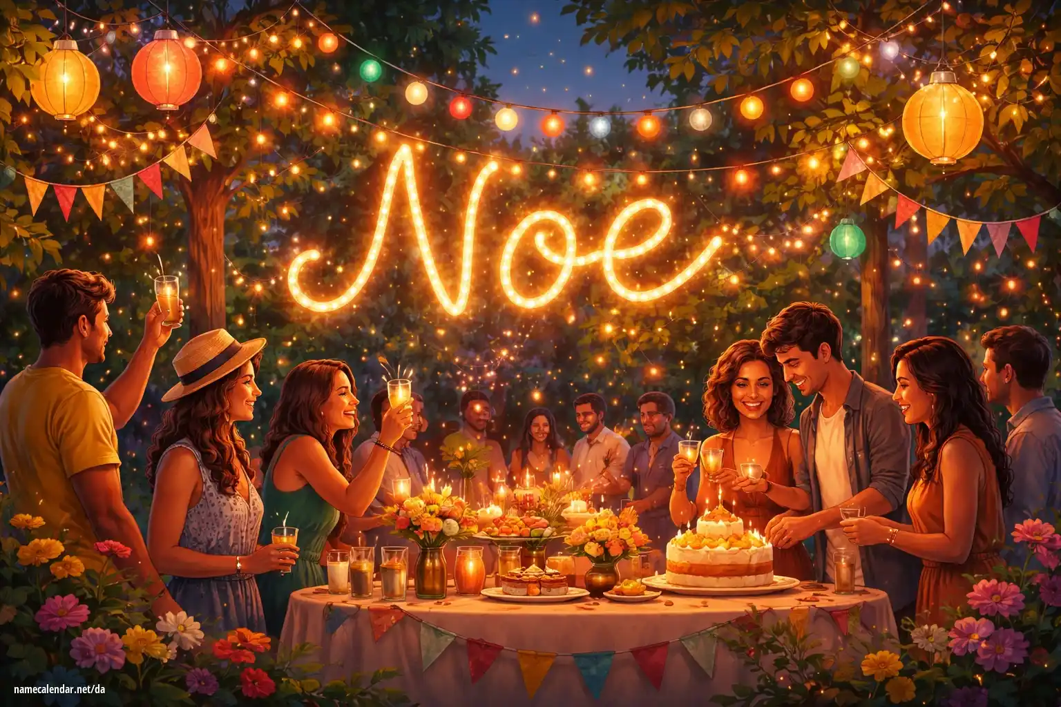 Fejring af navnedag og navn - Noe