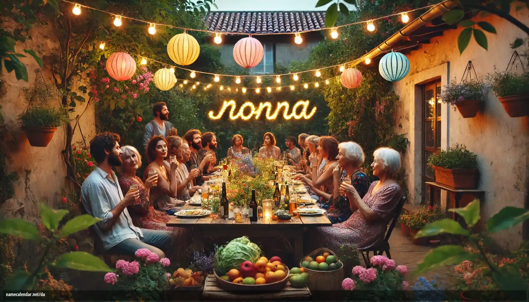 Fejring af navnedag og navn - Nonna