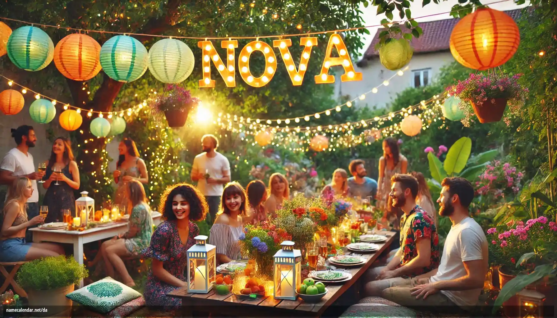 Fejring af navnedag og navn - Nova