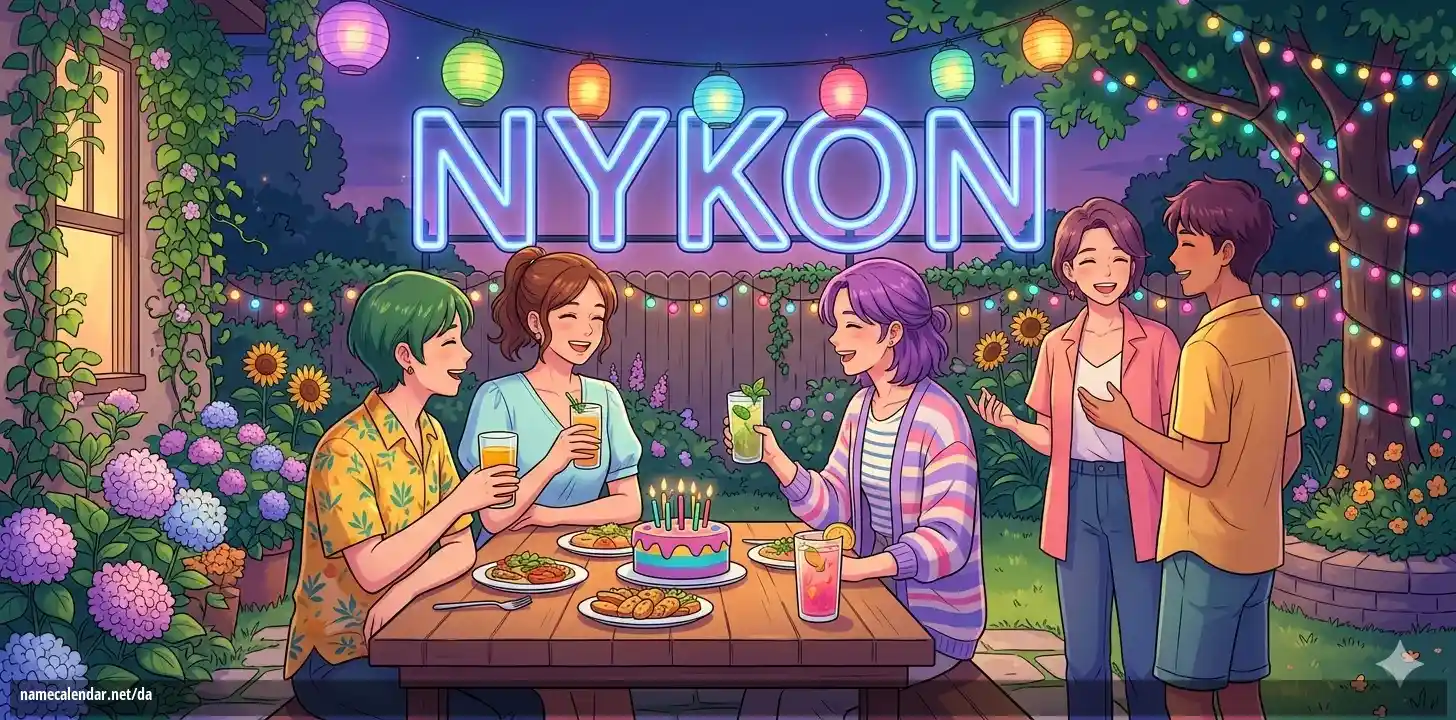 Fejring af navnedag og navn - Nykon