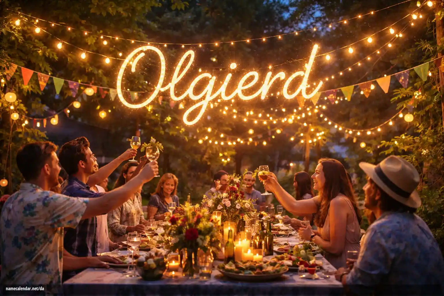 Fejring af navnedag og navn - Olgierd