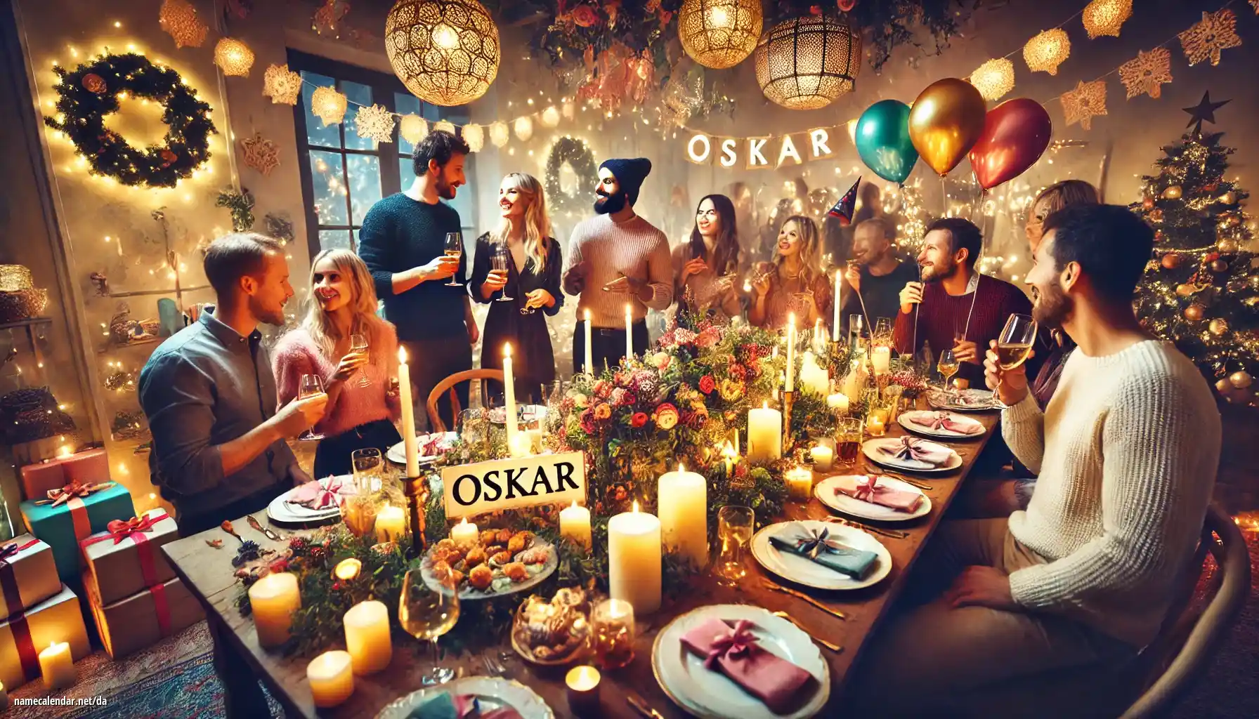 Fejring af navnedag og navn - Oskar