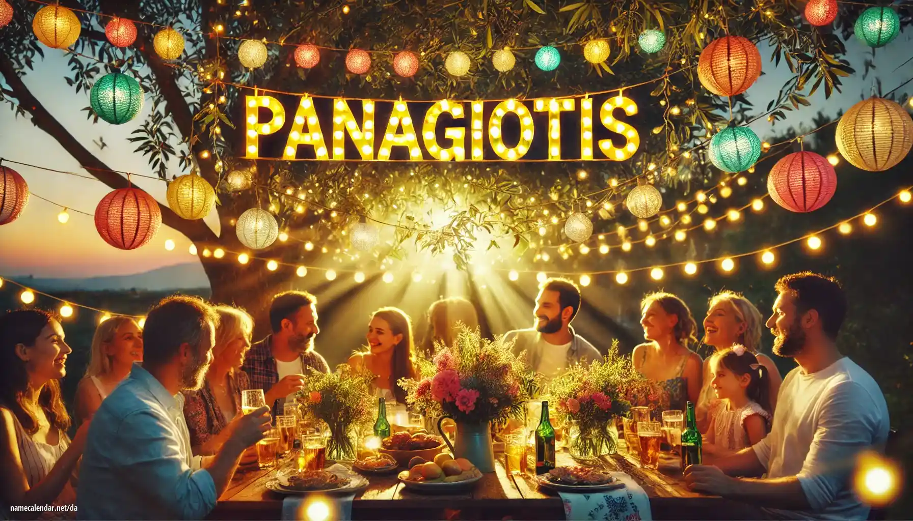 Fejring af navnedag og navn - Panagiotis