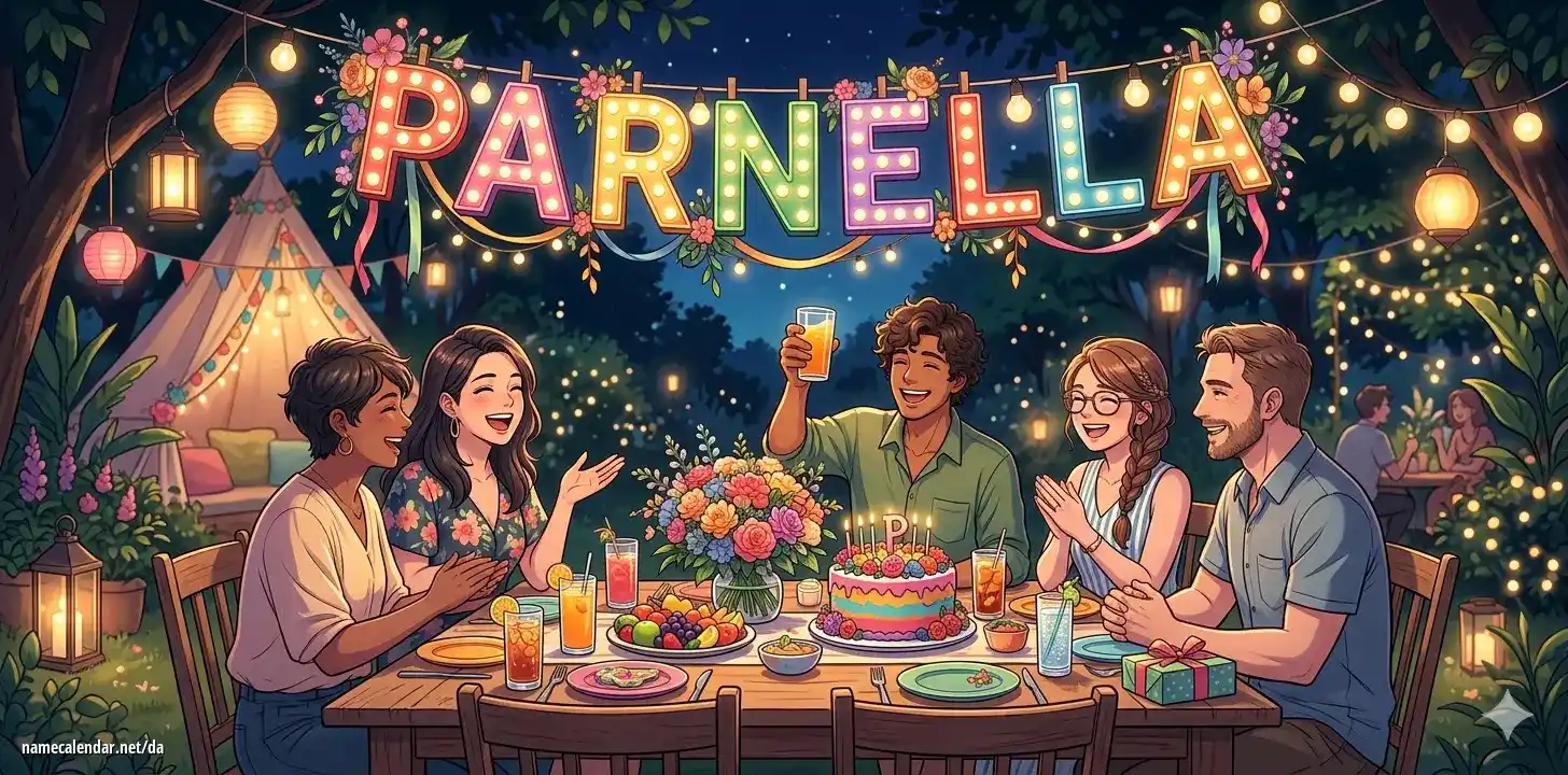 Fejring af navnedag og navn - Parnella