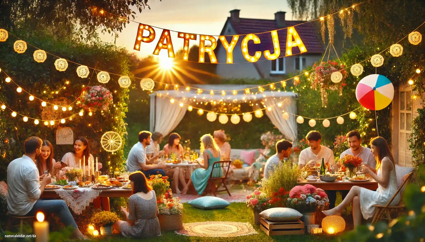 Fejring af navnedag og navn - Patrycja