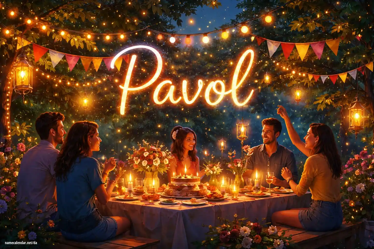 Fejring af navnedag og navn - Pavol