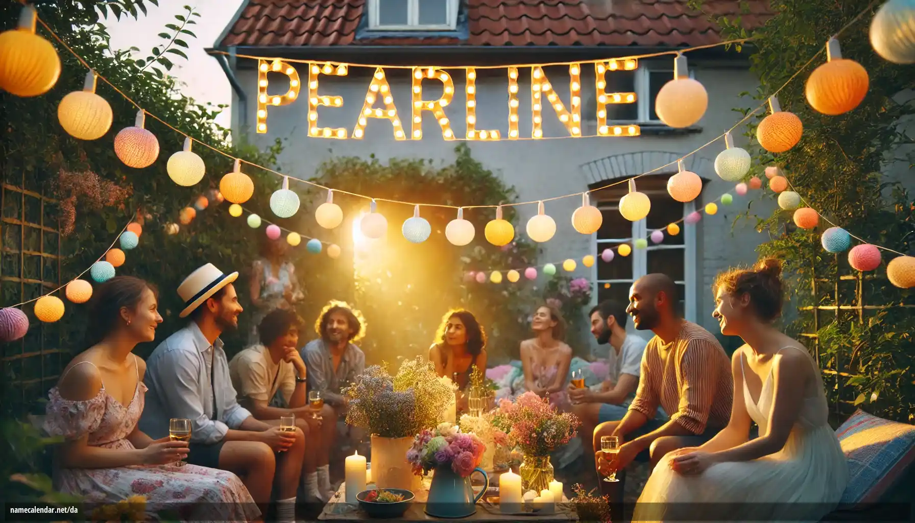 Fejring af navnedag og navn - Pearline