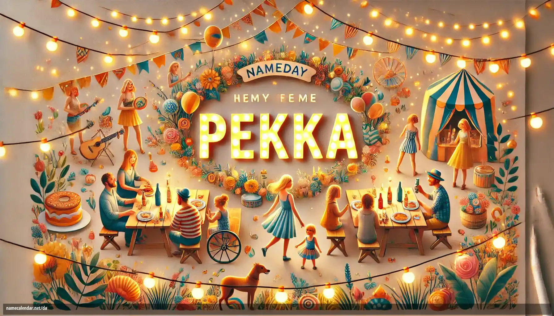 Fejring af navnedag og navn - Pekka