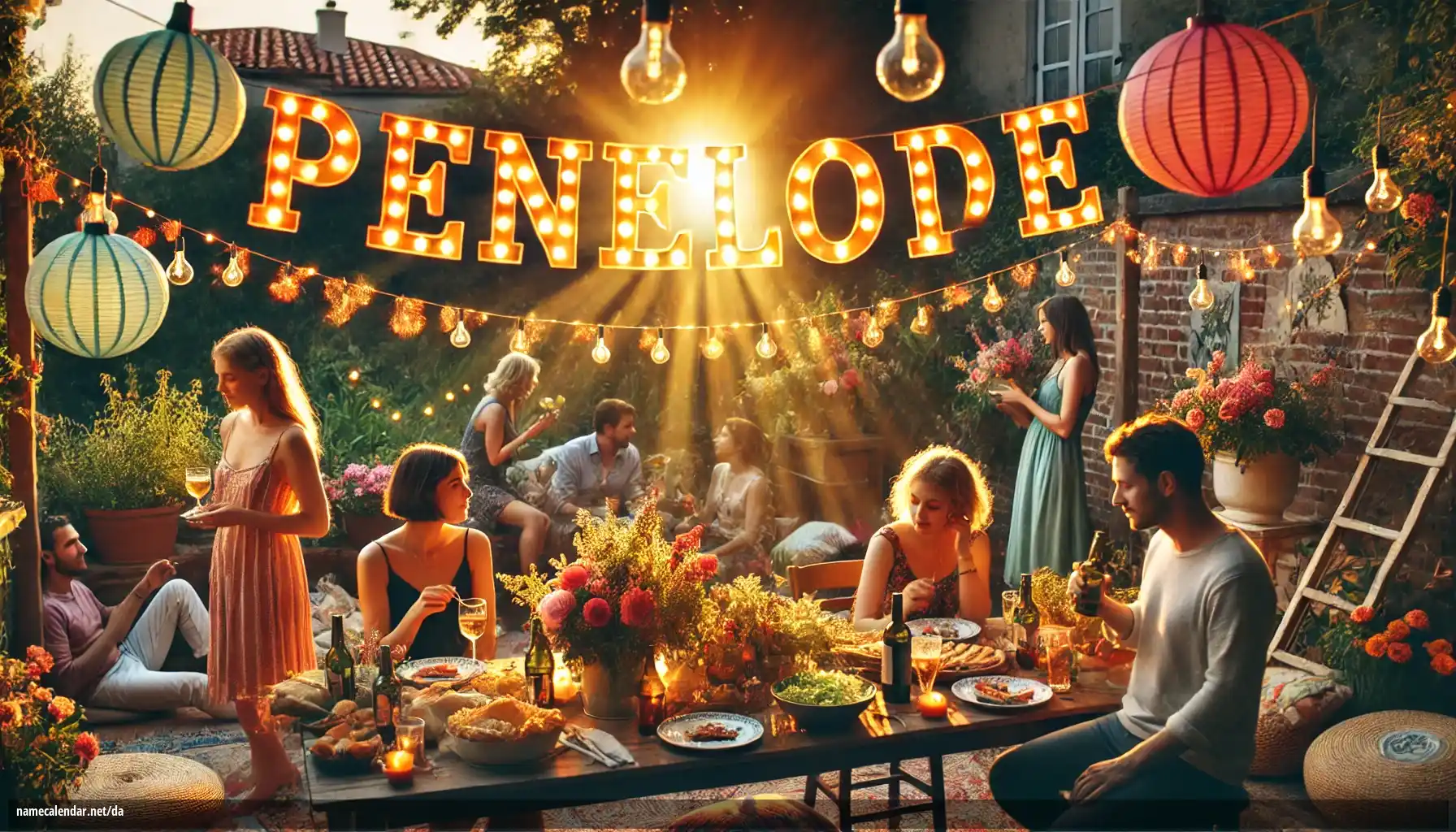 Fejring af navnedag og navn - Penelope