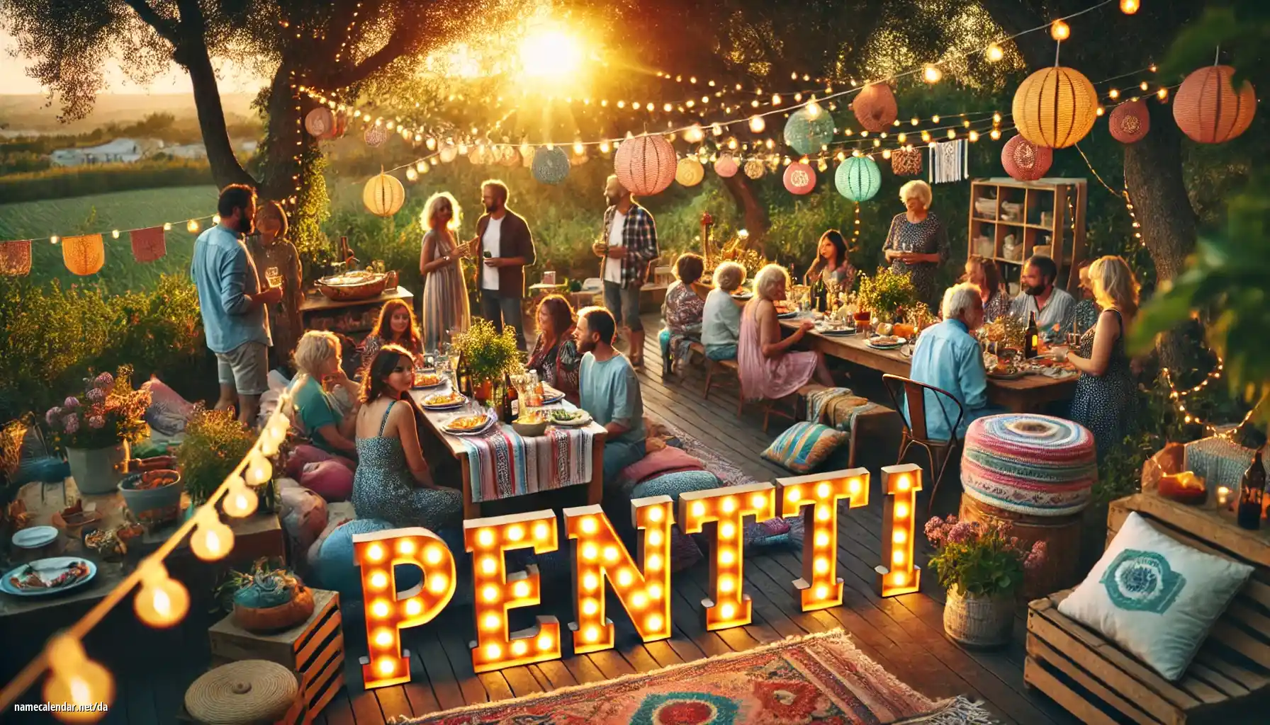 Fejring af navnedag og navn - Pentti