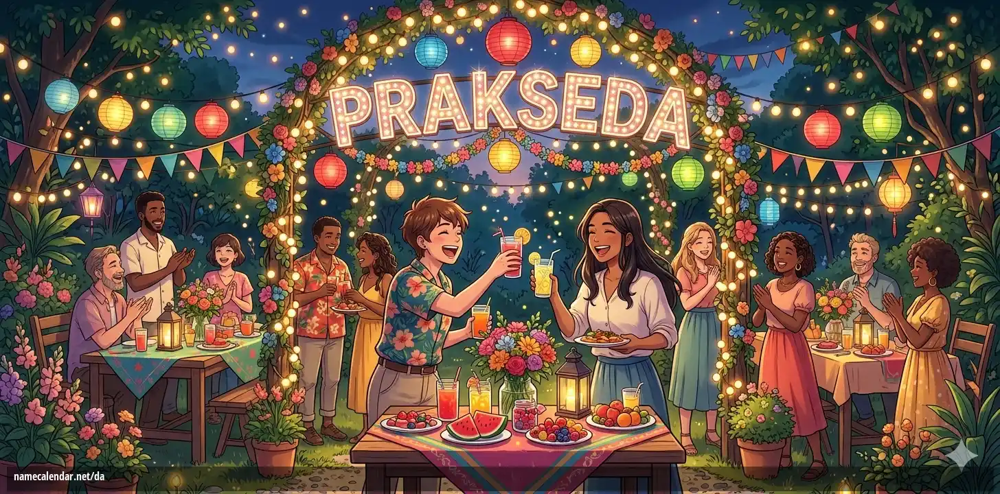 Fejring af navnedag og navn - Prakseda