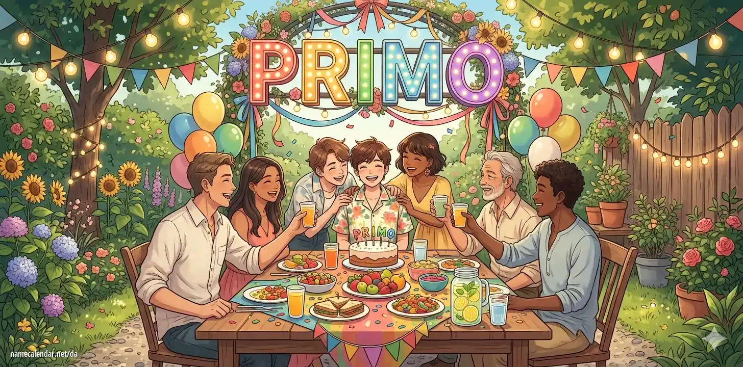 Fejring af navnedag og navn - Primo
