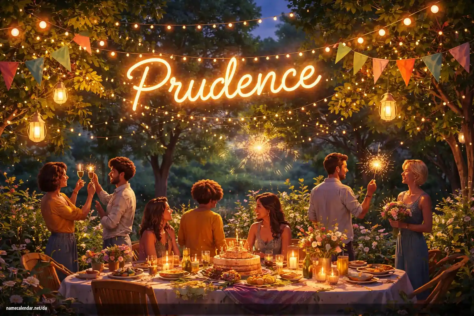 Fejring af navnedag og navn - Prudence